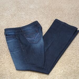 DKNY Women's Indigo Straight Leg Jeans 8